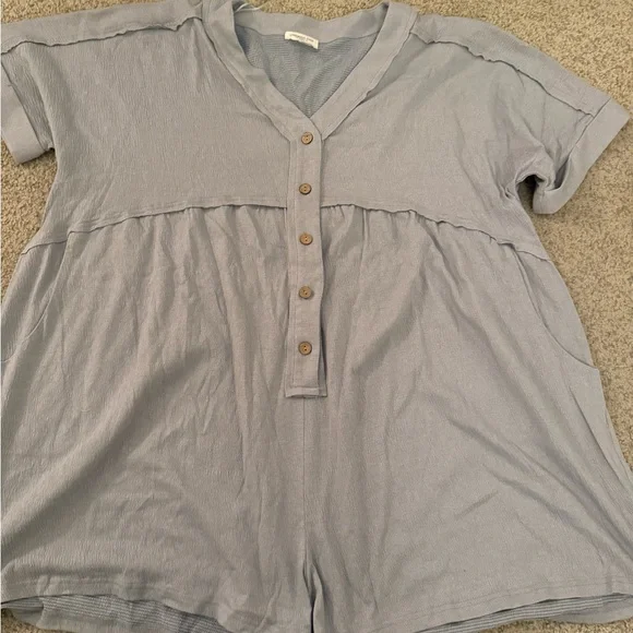 Chic Soul Throw On And Go Romper - Picture 1 of 4